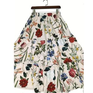Womens A-Line Cargo <b>Long</b> Flared <b>Skirt</b> Floral Printed Western <b>Summer</b> Wear Lightweight Soft Fabric Casual & Festive Maxi <b>Skirt</b> - Product Image 2