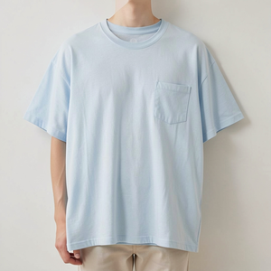 Chemises décontractées d'été pour hommes 100% coton, manches courtes, de haute qualité, respirantes, séchage rapide, écologiques - Product Image 1