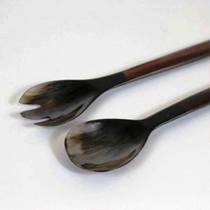 Ustensiles à salade écologiques uniques, compatibles lave-vaisselle, pour la maison et la cuisine, fabriqués en Inde - Product Image 5