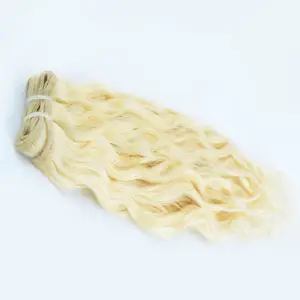 Необработанные человеческих волос Необработанные норки блондинка 613 пучки волос натуральный парик из прямых и натуральные волнистые и полные парики фронта шнурка парики для чернокожих