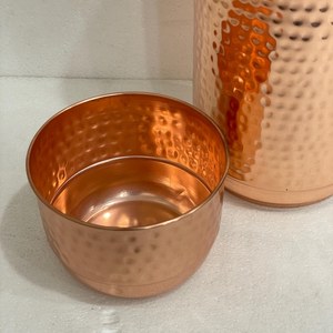 Botella de Cobre Puro Martillada a Mano Jumbo de 2000 ml/68 oz - Product Image 6