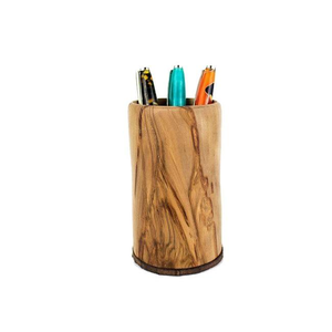Contenedor de Escritorio Ecológico para la Escuela y la Oficina, Portalápices Estándar, Portaplumas de Madera Natural Artesanal - Product Image 4