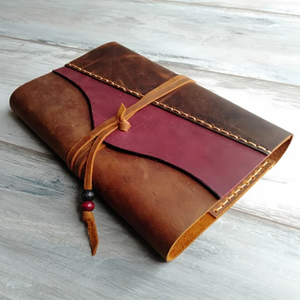 Diario Recargable A5 y Cubierta para Biblia de Cuero Genuino Hecho a Mano con Colores Personalizados, Grabado e Impresión para Regalo de San Valentín - Product Image 2