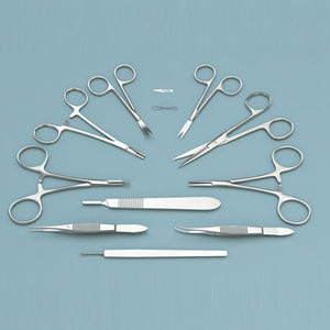 Kit d'instruments chirurgicaux vétérinaires professionnels en acier inoxydable de 10 pièces pour la science médicale par Grip Surgical - Product Image 2