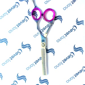 Ciseaux amincissants de cheveux de Salon professionnel en acier inoxydable de haute qualité 440c lame unique avec ciseaux de coiffeur à pointe pointue - Product Image 2