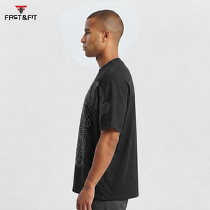 Camisetas de Hombre 2026, Estilo Urbano, Oversize, con Logotipo Personalizado Serigrafiado, 100% Algodón, Diseño con Letras - Product Image 6