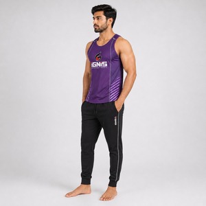 Camiseta sin mangas para hombre, modelo 2026, servicio OEM, a la moda, con materiales transpirables, estilo moderno y ajuste cómodo para clima cálido - Product Image 3