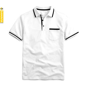 Camisa Casual de Manga Corta para Hombre, Estilo Bespoke Samavia, con Bolsillo Frontal / Tejido de Poliéster y Algodón Transpirable de 180 g/m², OEM - Product Image 4