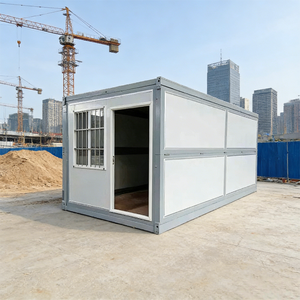 Abri <span class=keywords><strong>de</strong></span> travail pliable pour l'extérieur - Isolation thermique et protection contre le froid - Dortoir pour employés <span class=keywords><strong>de</strong></span> chantier - Résistant au vent et à la pluie - Product Image 2