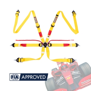 SPORT PLUS 3 Racing Safety Harness FIA 8853 2016 50mm Belt with Securing Velcro for OEM ODM Brand Wholesale Service - Product Image 1