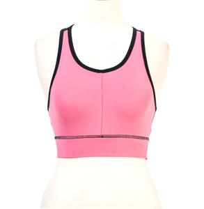 สปอร์ตบราสำหรับผู้หญิงแบบใส่ได้สองด้าน รองรับแรงกระแทกสูง ดีไซน์ตาข่ายและลายพิมพ์ สำหรับโยคะ - Product Image 3