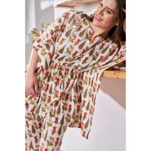 Conjunto de 2 Pantalones Kaftan para Mujer The Quince Life Double Dandy, Talla S, Elegante Atuendo de Dos Piezas - Product Image 3