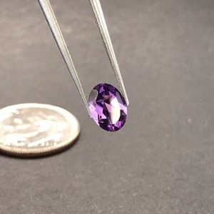 Meilleures ventes 2026 : Pierres précieuses en améthyste 100% naturelle de forme ovale, taillées en ovale, pour la fabrication de bijoux, pour hommes et femmes - Product Image 4