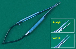 Instrumentos Microquirúrgicos de Titanio, Tijeras Oftálmicas, Juego de 4 Piezas de 14 cm, Certificación CE, 1 Juego de Mahfooz Instruments - Product Image 3