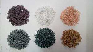 Éclats de marbre concassés bruns lavés à l'eau, sols en terrazzo sans poussière et gravier d'aménagement paysager et pierre concassée - Product Image 6