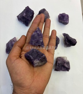 Pierres de cristal violettes naturelles sculptées, morceaux bruts irréguliers, écologiques, Feng Shui pour la décoration intérieure - Product Image 2
