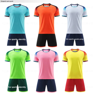 Uniforme de Entrenamiento de Fútbol de Alto Rendimiento, Camiseta y Pantalones Cortos Deportivos para Hombre, Transpirable, Antibacterial, 100% Poliéster - Product Image 6