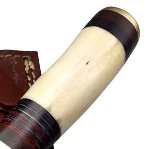Couteau de survie Bowie pour l'extérieur avec lame fixe personnalisée faite à la main pour la chasse, le camping, le bushcraft et les activités en pleine nature - Product Image 3