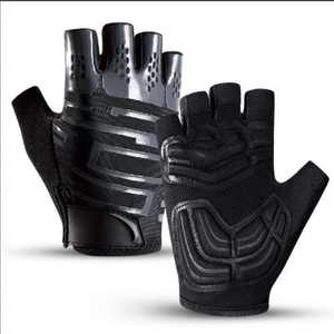 Gants de cyclisme VTT et vélo de route avec coussinet en gel, gants de sport respirants, protège-poignets, gants de vélo demi-doigts - Product Image 1