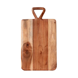 Planche à découper en bois au design attrayant, robuste, avec rainure profonde pour les jus, idéale pour la cuisine - Product Image 6