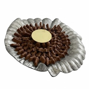 Highest Quality Golden Metal Chocolate Tray Premium Chocolate Serving Tray Table Ware Sweets Desserts Holder For <b>Hotel</b> <b>Supplies</b> - Product Image 3