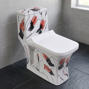 New Design Customizable S-<b>Trap</b> One Piece Water Closet Ceramic WC For Commercial Hotel Washrooms And Building Projects - Product Image 3