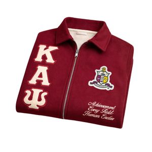 Veste universitaire en laine Kappa Alpha Psi Krimson, vêtements de fraternité grecque avec style universitaire classique et chaleur premium pour un usage quotidien - Product Image 6