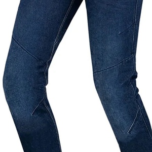 กางเกงยีนส์ขี่มอเตอร์ไซค์ไซส์พิเศษสำหรับผู้ชายกางเกงปั่นจักรยานผ้าฝ้ายระบายอากาศได้ดีสำหรับการเดินทางกลางแจ้งเล่นกีฬา - Product Image 5