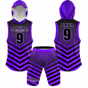 Ensemble d'uniformes de football 7 sur 7 personnalisés, coutures renforcées, maillot et short imprimés, tenue d'équipe 2 pièces, vêtements de sport pour adultes, football américain - Product Image 4