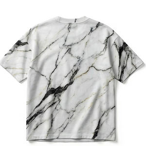 Camiseta de Tela Interlock, Tejido Doble Grueso de Calidad, Textura Suave, Estilo Formal e Informal, Camisetas Premium Lisas para Hombre - Product Image 3