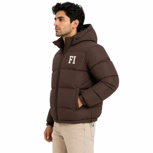 Fashion Hooded Puffer <b>Jacket</b> Quilted Insulated Winter Casual Outdoor Wear Full Zip Quilted Warm Casual Outdoor OEM Men's <b>Jackets</b> - Product Image 2