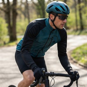 Chaqueta Clásica de Ciclismo de Montaña Personalizada, Resistente al Viento, con Cierre Frontal, Mangas Largas y Bolsillos de Almacenamiento para Ciclismo de Trail - Product Image 3