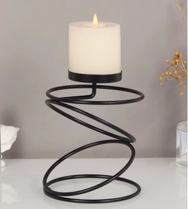 Newest Golden Leaf Candlestick Holders with White Berries Brass Metal Christmas Home Decor <b>Heat</b> Resistant - Product Image 2