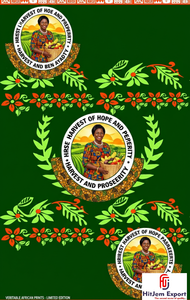 Tissu en polyester léger imprimé sur une face avec motif africain personnalisé pour le branding d'événements et la mode - Product Image 5