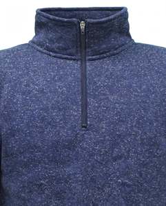เสื้อกอล์ฟผู้ชายแบบสั่งทำ OEM ผ้าเทอร์รี่เนื้อแน่น คอตั้ง ซิป ¼  ระบายอากาศได้ดี มีกระเป๋า  ปลายแขนเสื้อแบบริบ  ผลิตจากโพลีเอสเตอร์ 100% น้ำหนัก 270 กรัม - Product Image 6