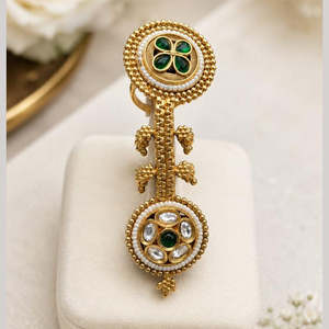Bague double ovale en pierres précieuses naturelles pour femme - Product Image 3