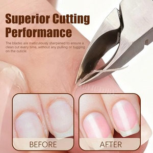 Cortacutículas con Empuñadura Redonda, Recién Mejorado, Profesional, de Acero Inoxidable, para Remover y Cortar Cutículas - Product Image 5