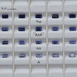 3x5mm Natural Iolite Faceted Octagon Shape Unique Loose Gemstone Exclusive Customized Handmade Product From India Manufacturer - Product Image 1