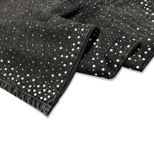 Pantalones Anchos para Hombre Relevo, Lavado a la Nieve, Cintura Media, Corte Holgado, Casuales, Negros, 100% Algodón, Tejido Sólido, Secado Rápido, Ropa de Invierno - Product Image 4