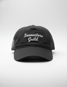 Gorra Negra Premium Bordada |   Gorra personalizada con el logotipo de Innovators Guild para papá |   Regalos al por Mayor y Corporativos - Product Image 6