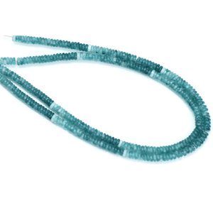 Magnifiques perles d'Amazonite Bio plates en forme de rondelle, 5-6 mm, 15 pouces, perles d'Amazonite plates en forme de rondelle, pour la création de bijoux. - Product Image 4