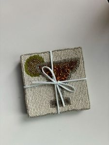 Posavasos de Cuentas Bordadas a Mano con Forma Personalizable para Decoración del Hogar, Cocina y Fiestas - Product Image 4