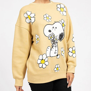 Sweat-shirts décontractés pour femmes au design tendance, légers, unis, 100% coton, respirants, disponibles dans toutes les couleurs avec logo sur le devant - Product Image 5