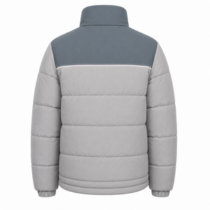 Chaqueta de Invierno Personalizada para Hombre, Gruesa y Aislante, Estilo Urbano, de Poliéster, con Ribete Reflectante y Bloques de Color, Directo de Fábrica - Product Image 3