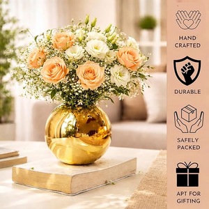Florero de Metal de Diseño para Decoración de Mesa, Accesorio de Lujo para el Hogar, Ideal para Eventos y Hoteles - Product Image 4