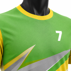 Camiseta de Fútbol de Manga Corta Personalizada al por Mayor para Entrenamiento de Verano con Estampado Frontal, Ligera, para Hombre - Product Image 5