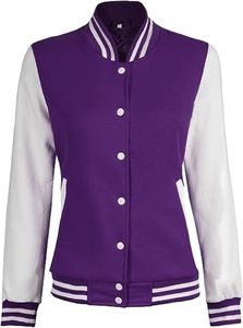 Vestes universitaires en gros, vestes de baseball Letterman, broderie personnalisée, mélange de laine, manches en cuir PU, col et poignets en tricot côtelé - Product Image 2