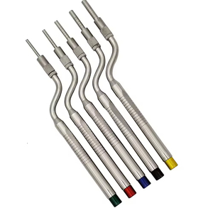 Juego de 6 Herramientas Dentales Manuales de Acero Inoxidable de Alta Calidad, Kit de Cuidado Dental con Sonda, Instrumento para Limpieza de Dientes, Certificado CE - Product Image 3