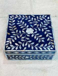 Handmade <b>Large</b> MDF Wood Storage <b>Boxes</b> with Pearl Inlay Best Quality for Various Uses for Jewelry - Product Image 2