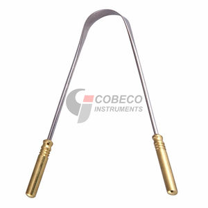 Professional Dental Tongue Scraper Stainless Steel Hygienist Recommended <b>Plaque</b> <b>Removal</b> Tool - Product Image 2